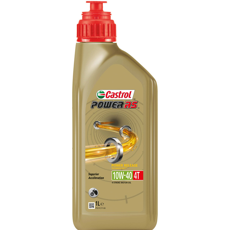 Castrol Motorolie Power RS 4T (4-takt) 10W-40 1-liter