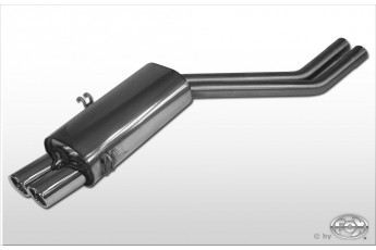 BMW E34 M5 Einddemper 2x63,5mm - 2x76 Typ 17 FOX