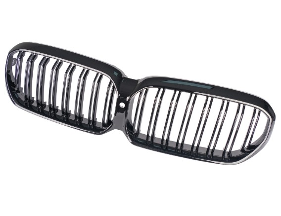 Grill BMW G30/G31 Facelift 2020-... M5 Look Dubbele Nieren Glans Zwart Camera