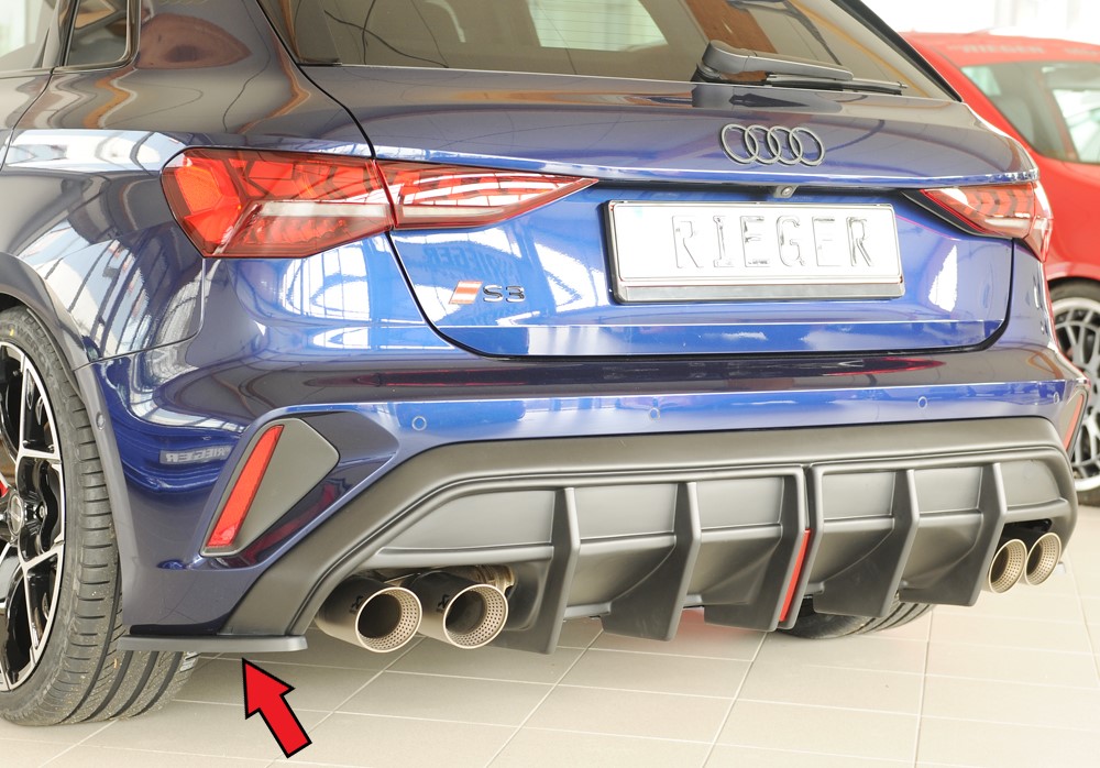 Achterzijdiffusers Audi A3 (GY) – 06.24-