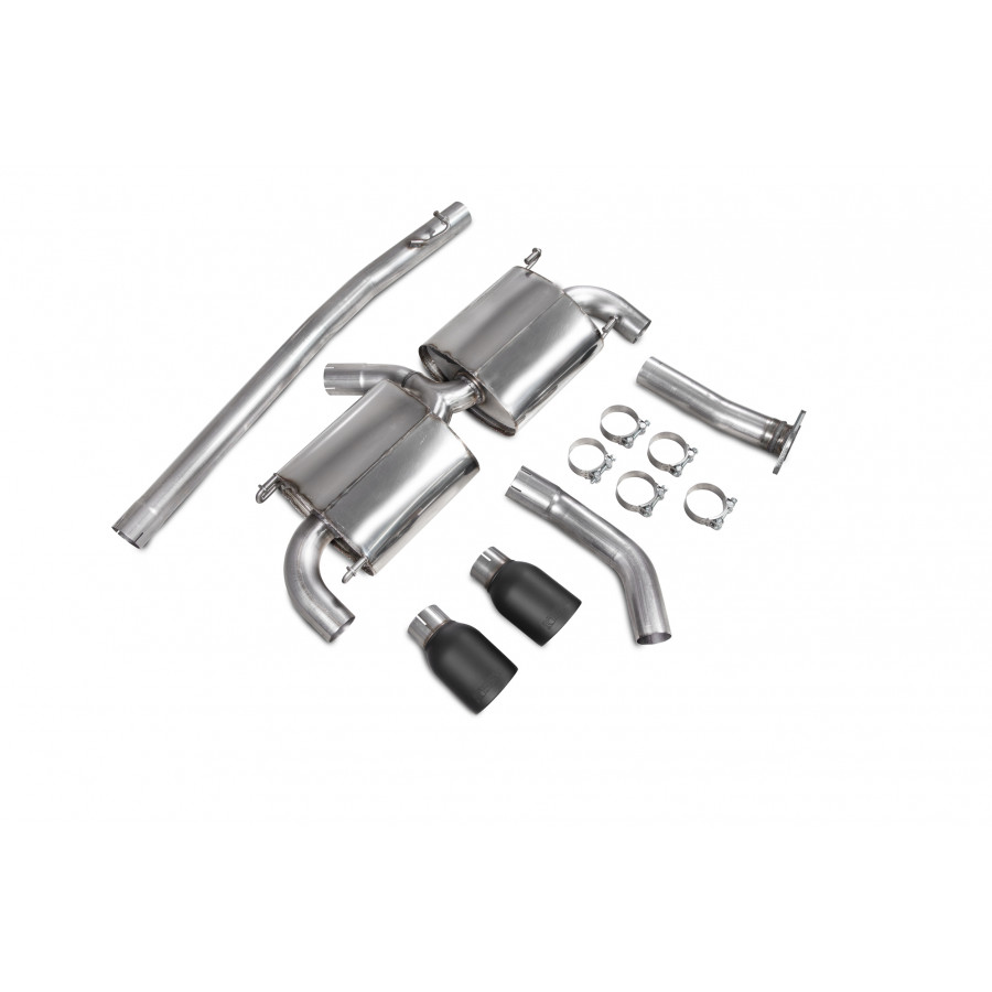 Subaru BRZ ZD8 Non-resonated cat-back system Scorpion