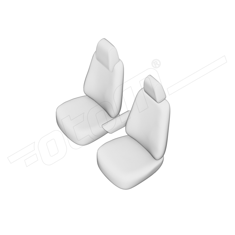 Original Design Textile seat covers 1+1  Opel Combo 2018- (armrest on driver's seat + fixed passenger seat)