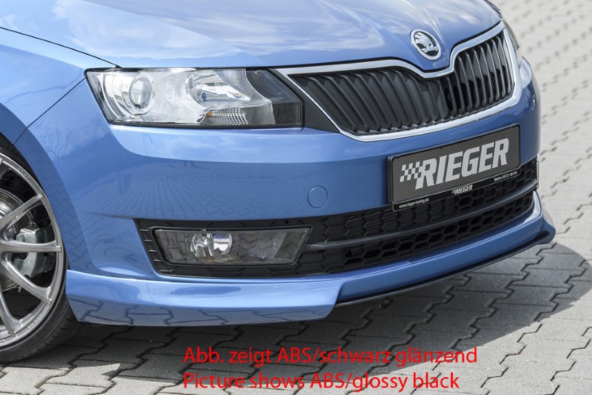 Spoilerzwaard Skoda Rapid (NH) Rieger carbon-look