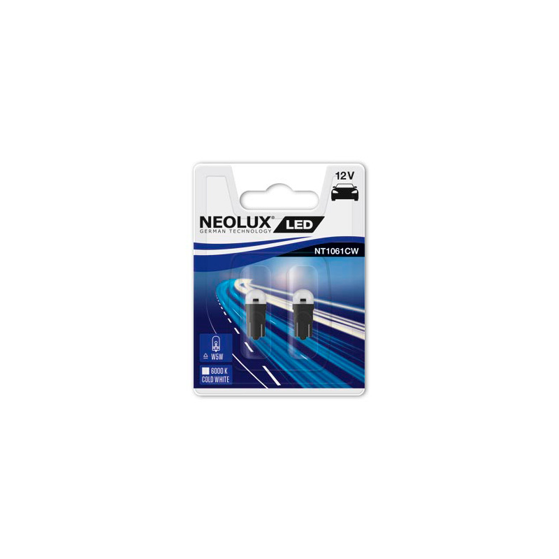 Neolux LED Retrofit 6000K - T10 (W5W) - 12V/0.5W - set of 2 pieces