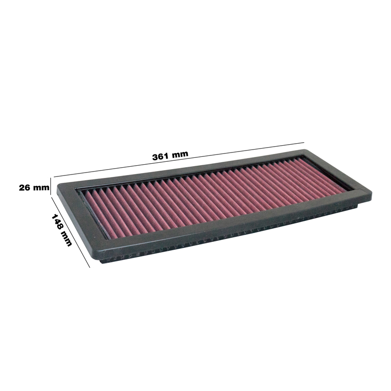 Simoni Racing Replacement air filter  Citroën C4 / C5 (aircross) / DS3 / DS4 / DS5 / Mini Cooper / Opel Grandland X 1.6T / Peugeot 207 / 208 / 3008 / 308 / 5008 / 508 / RCZ
