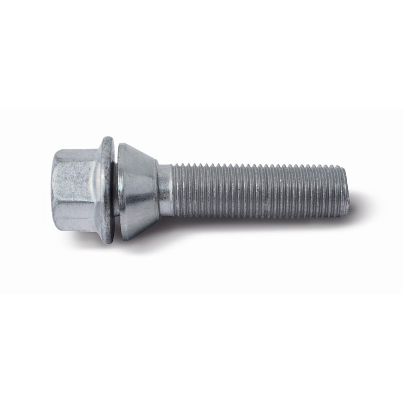 H&R Wheel bolt Taper-Head with movable cone M14x1.50 - Length 40mm (e.g.  BMW, Volvo)