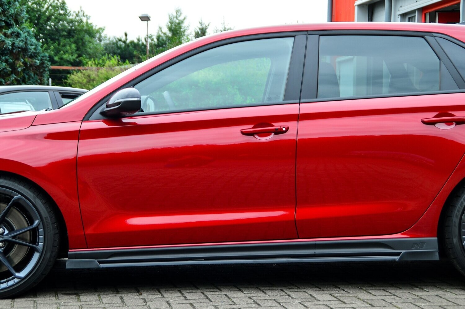 Zijskirts met vleugel voor + achter Hyundai I30N Facelift