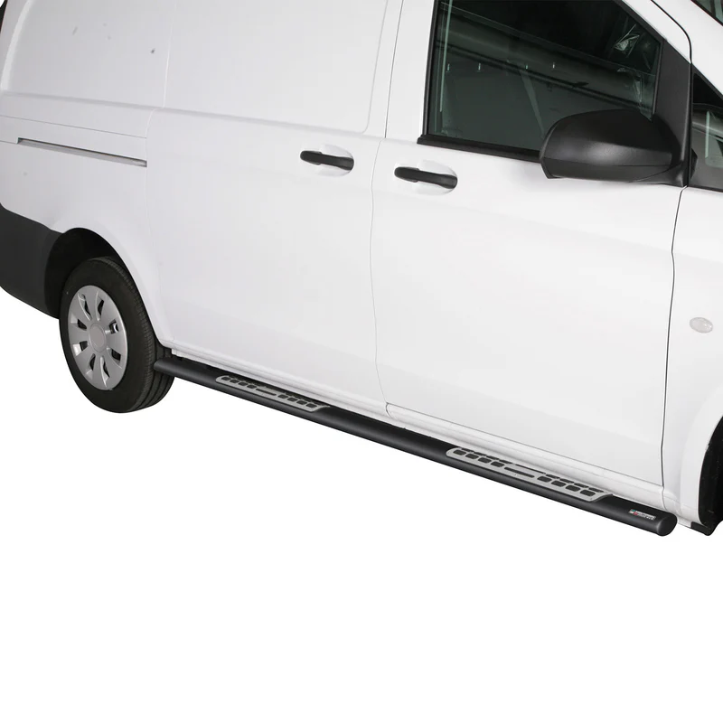 Treeplanken sidebars voor Mercedes Vito Viano 10-14 zwart