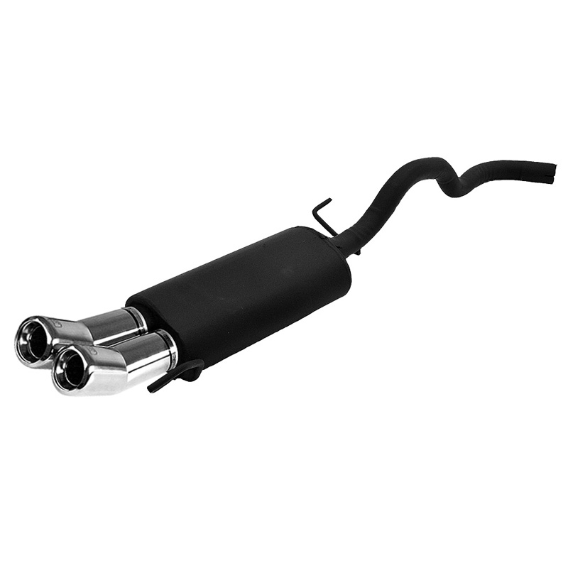 Sport exhaust  Volkswagen Polo 6N HB 1.0i 33/37kW/1.3i 44kW/1.4i 40/44/55kW/1.6i 55kW/1.9D 47kW 1995-2001 2x 80mm