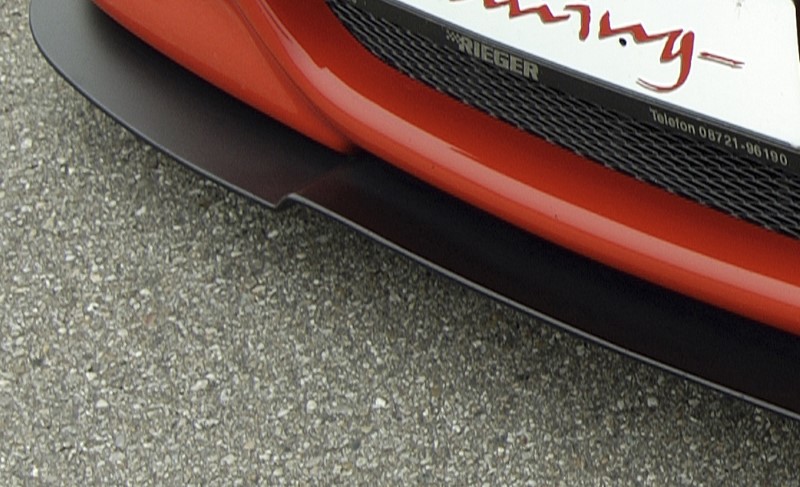 Spoilerzwaard voor voorbumper M3 look BMW E46 Rieger carbon