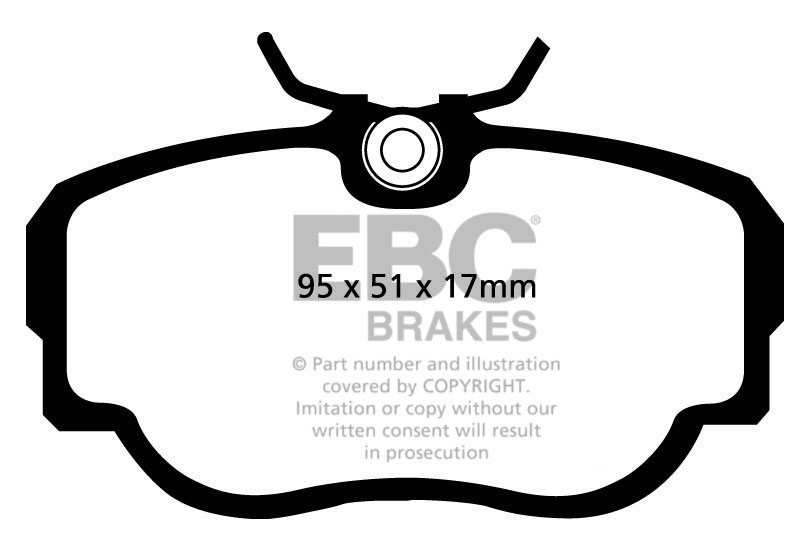 EBC Brakes BMW 324 2.4 D (E30) 85-91 Remblokken voorzijde