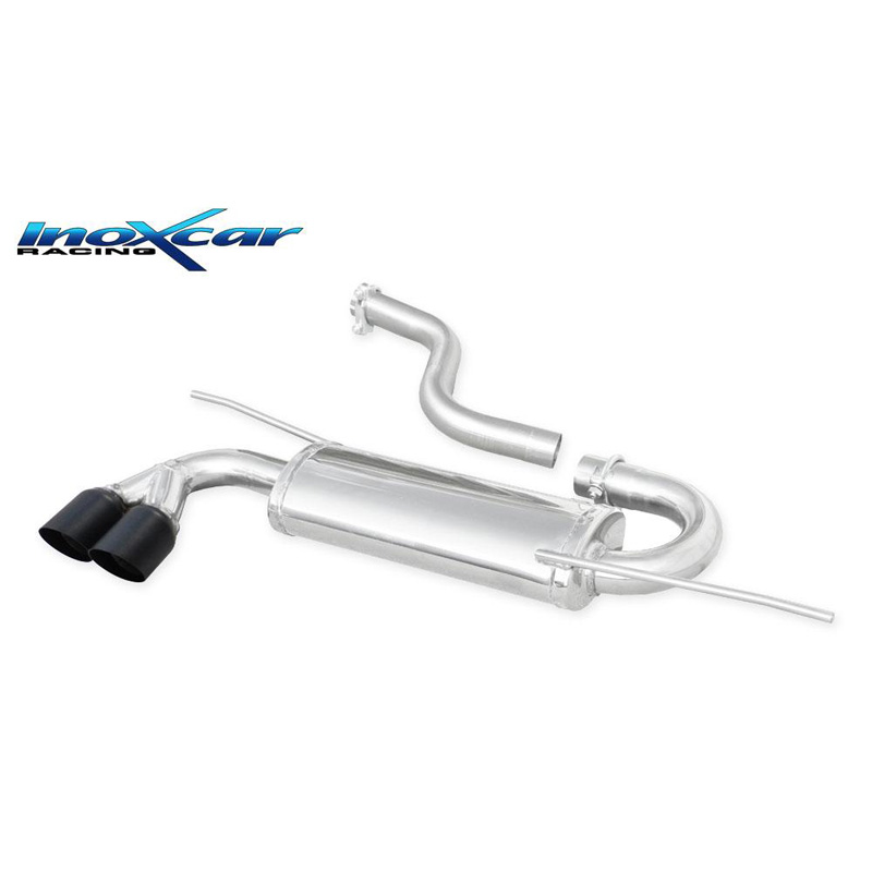 100% Inox Sport Exhaust  Volkswagen Scirocco 1.4 TSI 122hp 2008- 2x80mm Ceramic Black