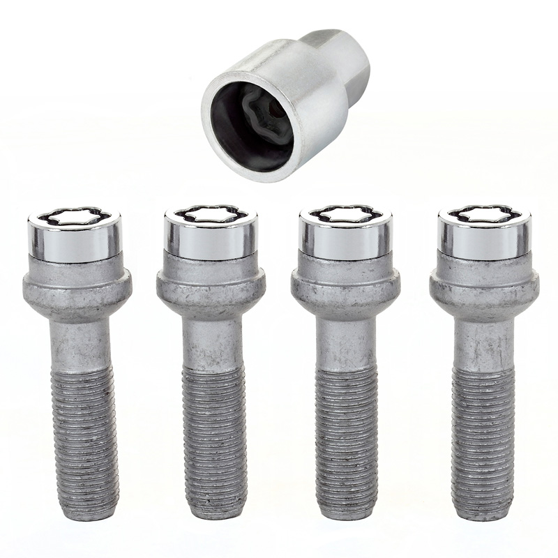 McGard Wheel locking bolts M14x1.50 - Round-Head R14 - Length 45mm (17mm hex)