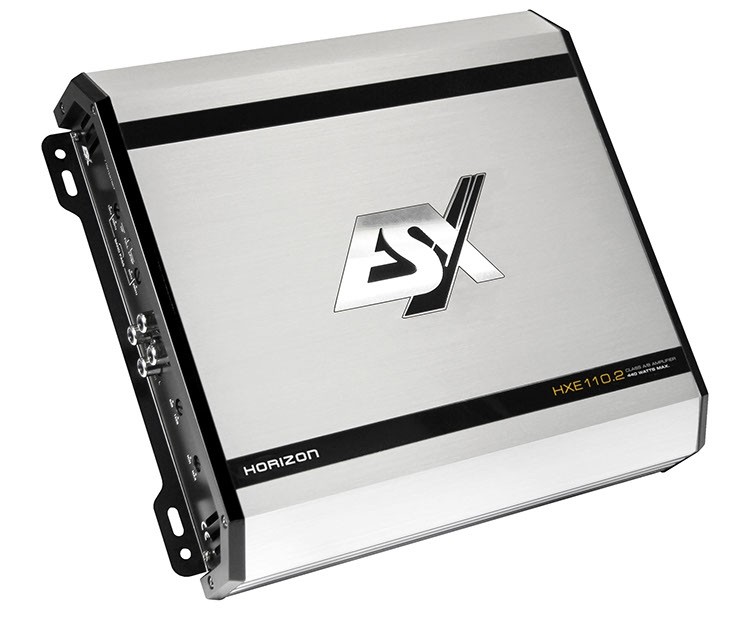 ESX Horizon Bass Pack HXP200 Subwoofer + Versterker  + Kabelskit