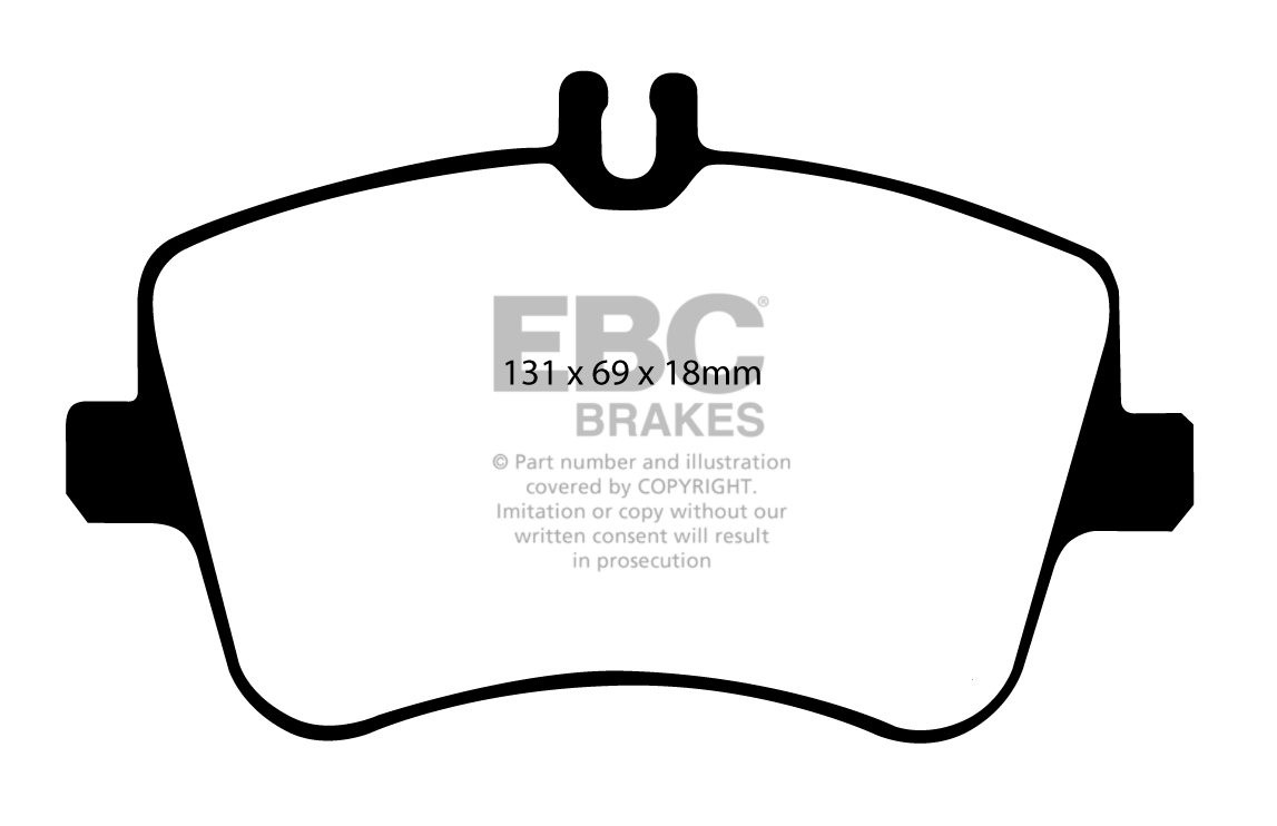 EBC Brakes MERCEDES CLC-Coupe (CLC203) CLC200 (2.1TD) 2008-.. Re