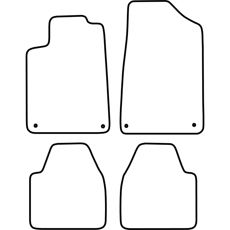 Automatten  Peugeot 607 2000-2010