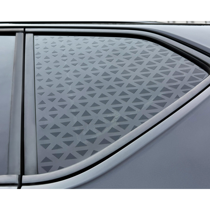 Foliatec Window Sticker Vector – Set of 2 pieces 45x40cm – Matte Black