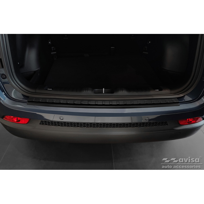 Matzwart RVS Achterbumperprotector  Jeep Compass 2017- 'Ribs'