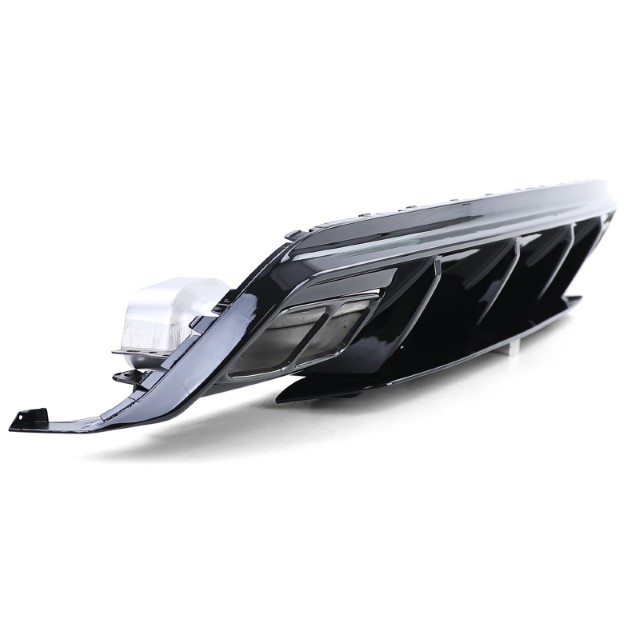 Diffusor Mercedes W176 A45 Edition Glans zwart, zwart Sierstukken