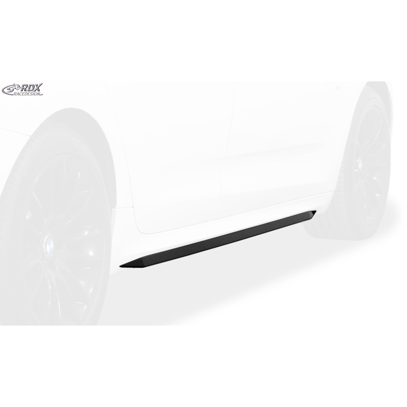 Side skirts 'Slim'  BMW 5-Series F07 GT 2009- (ABS glossy black)