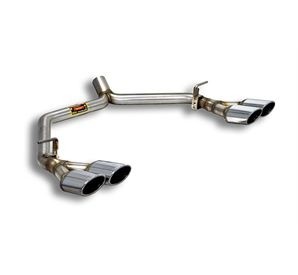 MERCEDES W163 ML 230 -> 04 Supersprint Tailpipes kit R. + L. 4 e