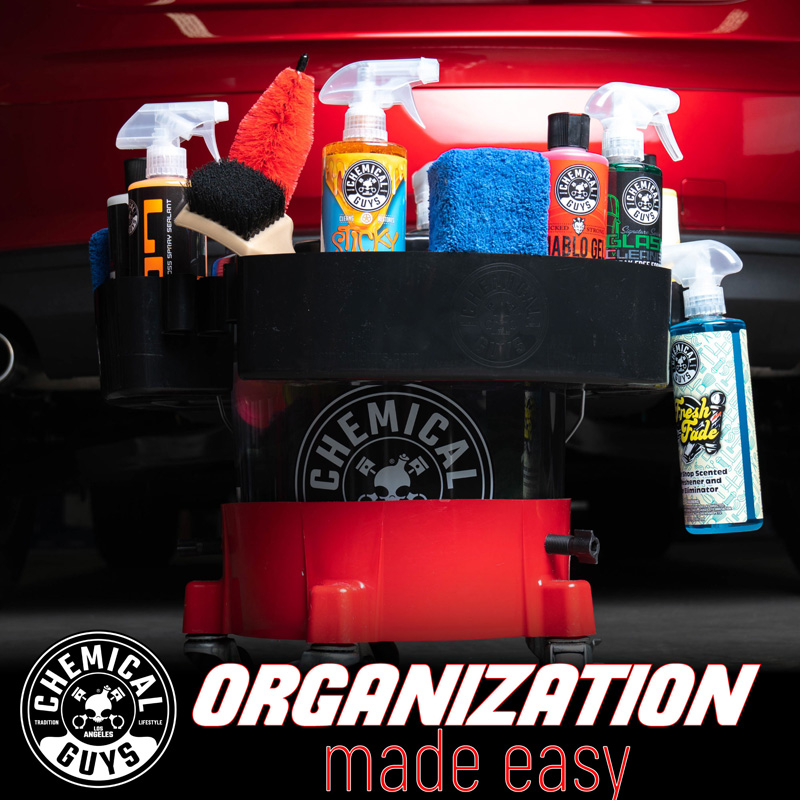 Chemical Guys Freeloader Bucket & Dolly Organizer - Zwart