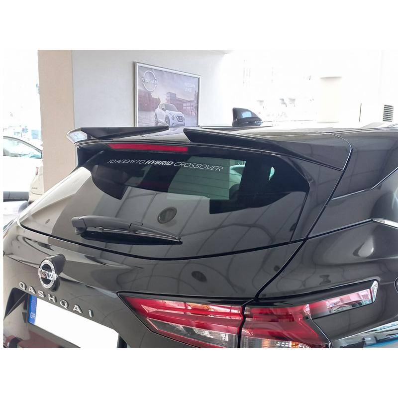 Roof spoiler  Nissan Qashqai III (J12) 2021- (PU) (2-pieces)