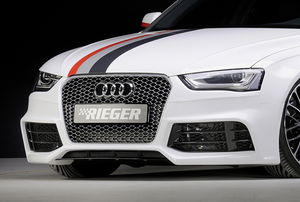 Voorbumper Audi A4/S4 Rieger 2012