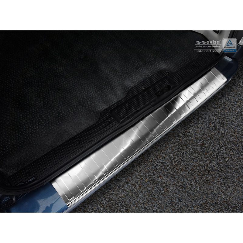 Stainless Steel Rear bumper protector  Opel Vivaro/Renault Trafic/Nissan Primastar 2001-2014 'Ribs'
