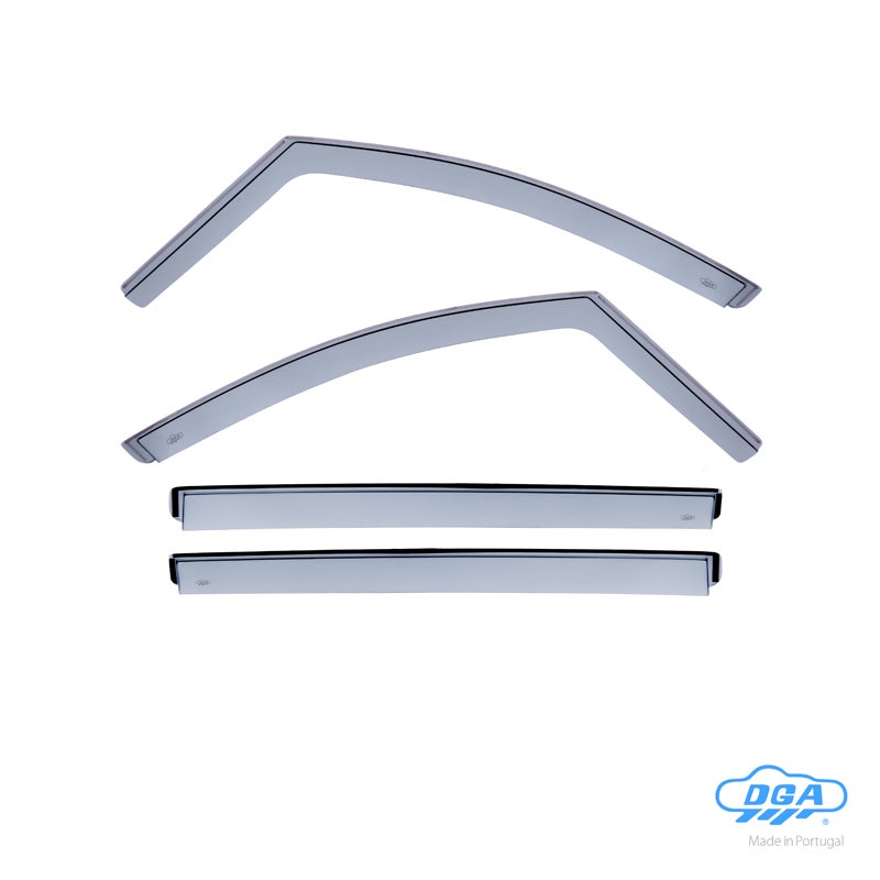 DGA Wind Deflectors Set  Peugeot 2008 I 2013-2019 (4-pieces)