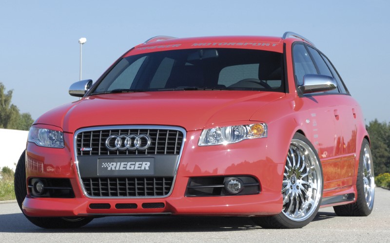 Voorspoiler zonder 3 extra air-intakes Audi A4 8E B7 11.04 Rieger