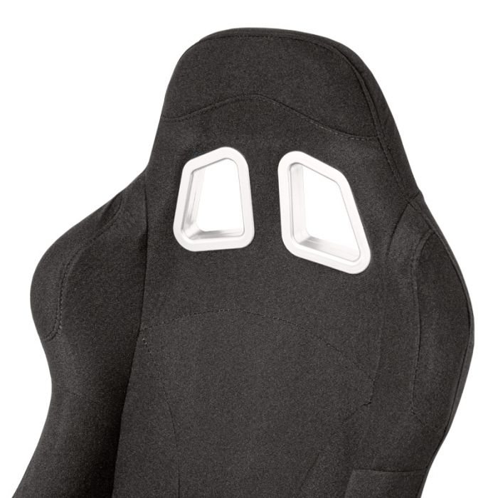 Sport seat 'BH' - Black - Non-reclinable back-rest - incl. slides