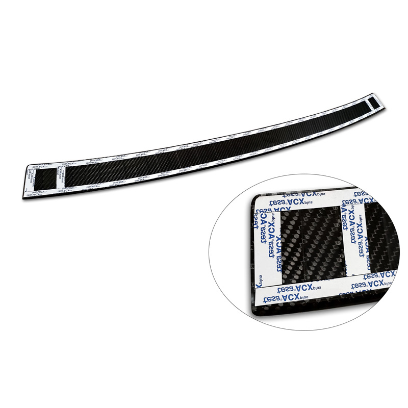 Real 3D Carbon Rear bumper protector  Volkswagen Caravelle T6 2015-2019 & Caravelle T6.1 2019- (with rear hatch) 'Ribs'