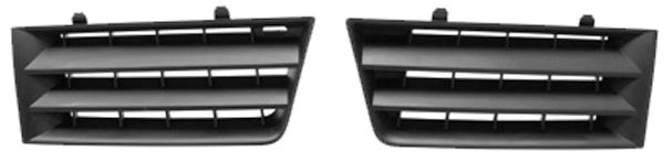 Radiator Grill rechts MEGANE 02-05 ZWART
