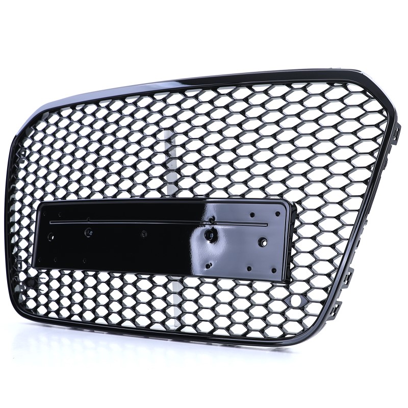 Grill Audi A6 C7 10-14 RS Look Zwart