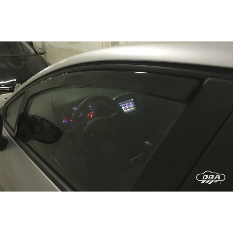 DGA Wind Deflectors  Renault Clio IV (BH) HB 5-doors & Grandtour (KH)  2012-2019 (2-pieces)