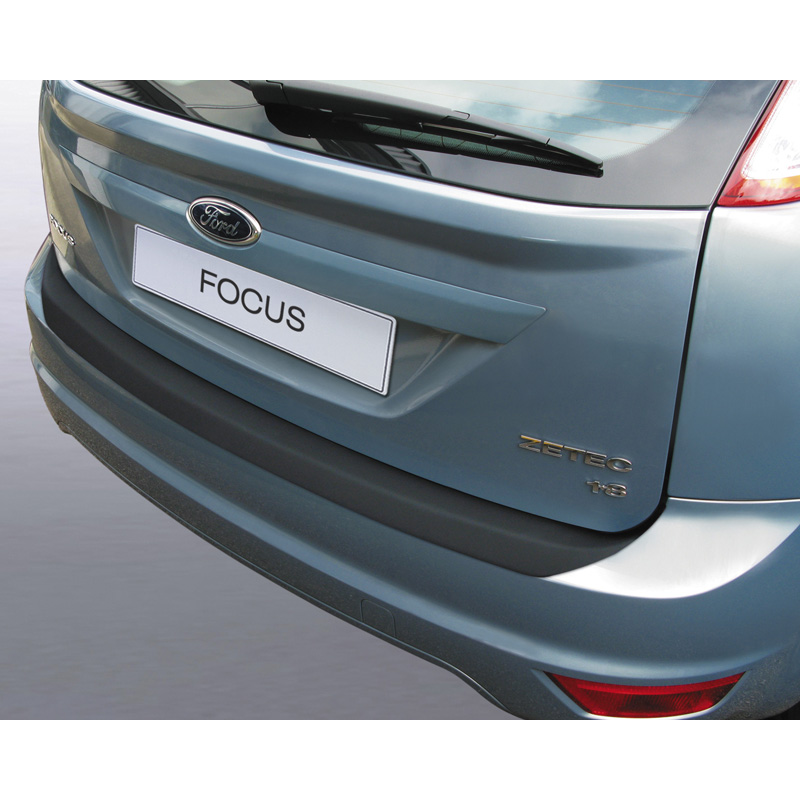 ABS Rear bumper protector  Ford Focus II HB 2007-2011 Black