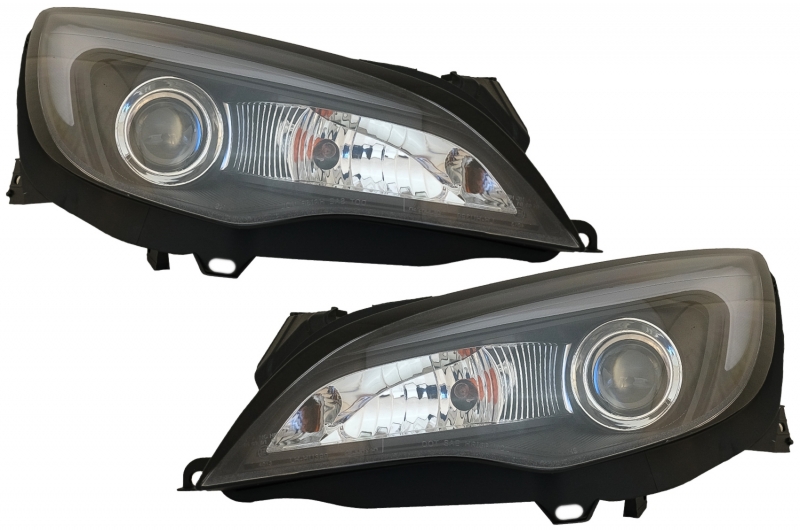 Headlights Opel Astra J LED Daytime Running Lights
