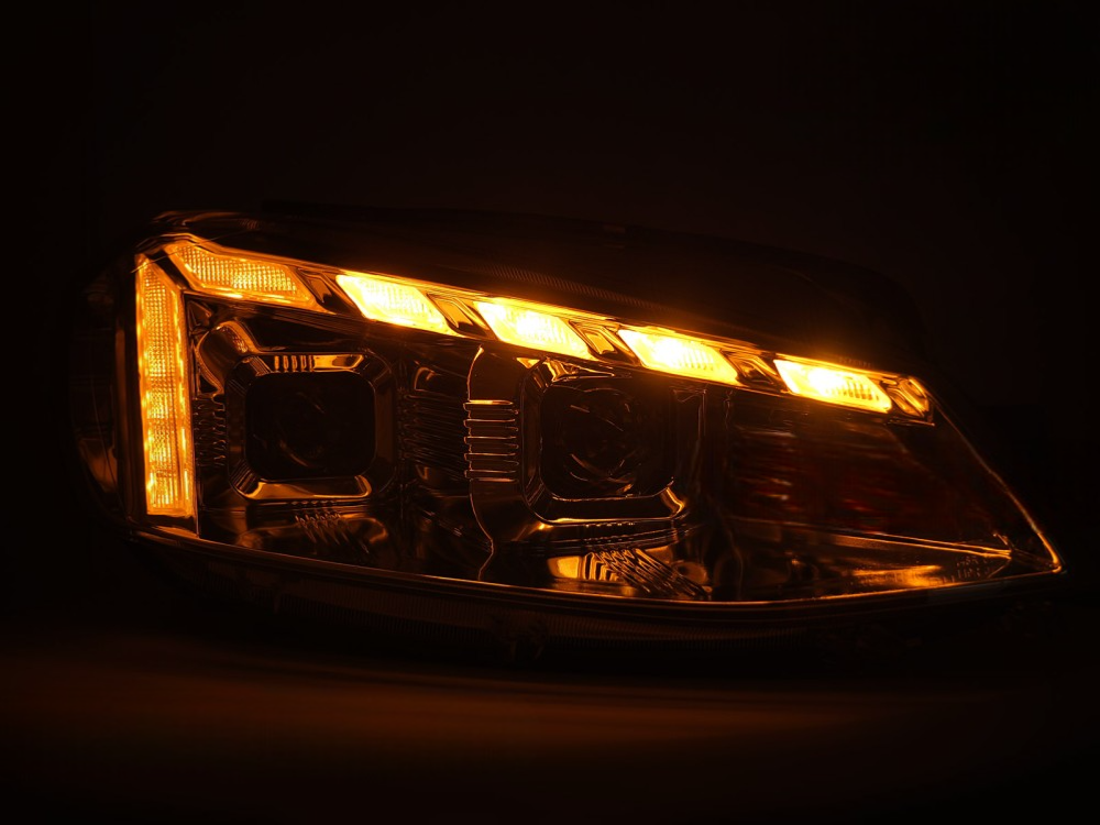 Koplampen VW Golf VII 17-19 LED DRL Dynamic Chroom