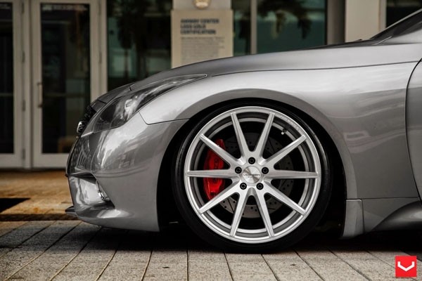 Vossen VFS1 10.5x20 5x114 ET45 Silver Brushed Deep Face
