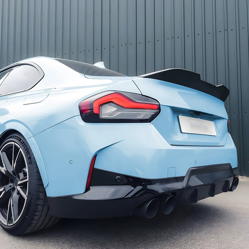 Rear spoiler  BMW 2-Series G42/G87 Coupe 2021- (ABS Glossy Black)