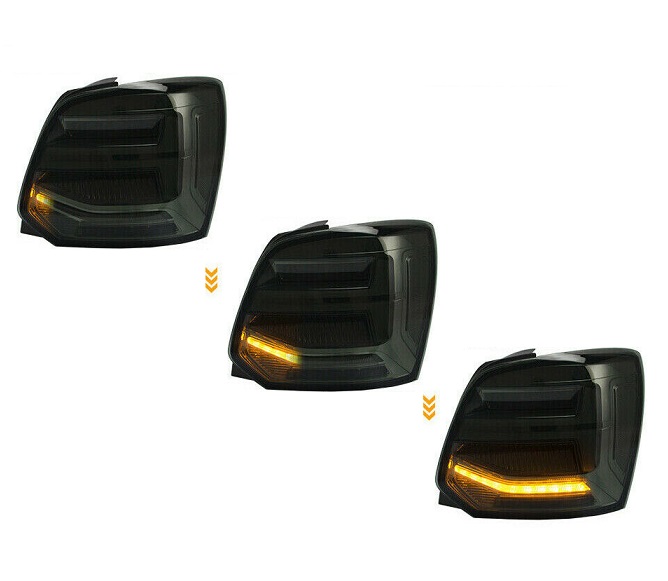 Achterlichten VW Polo 6R / 6C 09-17 LED Dynamic Smoke