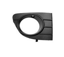 voorbumper grille, met mistlampgat, in primer, links Fiat Punto