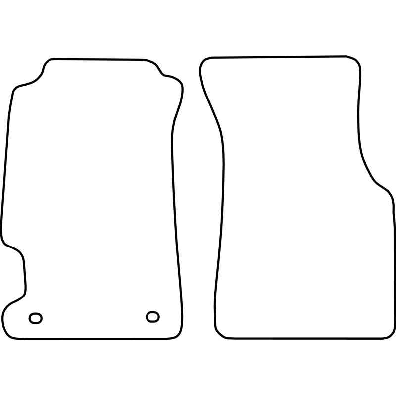 Set velour car mats  Honda CRX 1993-1996