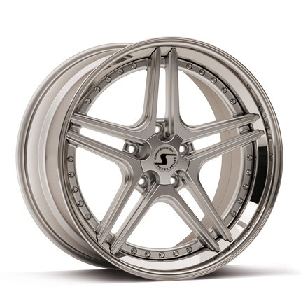 Velgen Schmidt FS-Line High Gloss zilver 12x21 5x108 ET45