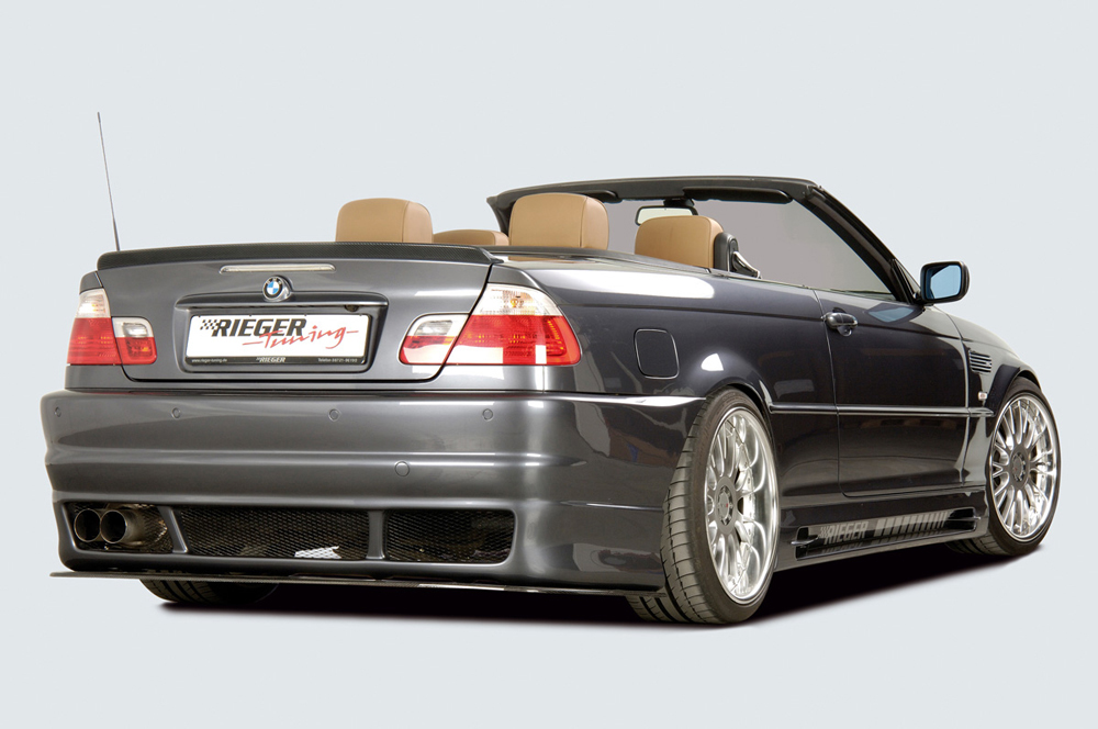 Achter Skirt BMW E46 coupe/cabrio Rieger