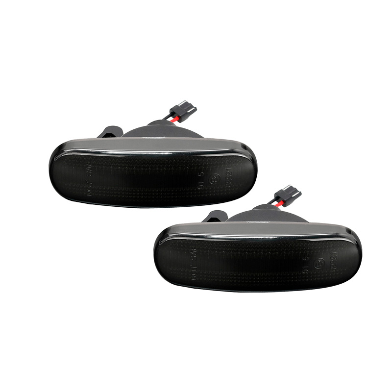 Set LED Zijknipperlichten  Abarth/Fiat diverse modellen - Rookgrijs- incl. Dynamic Running Light