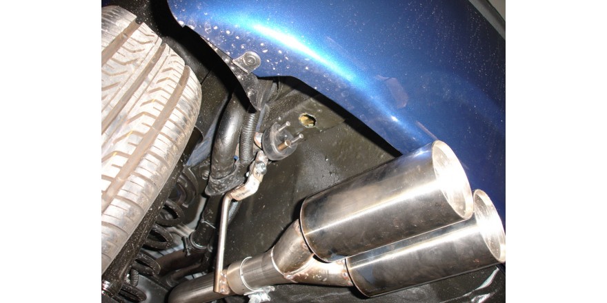 Hyundai Getz - 3/5 drs Einddemper Uitgang rechts/links - 1x90 Ty