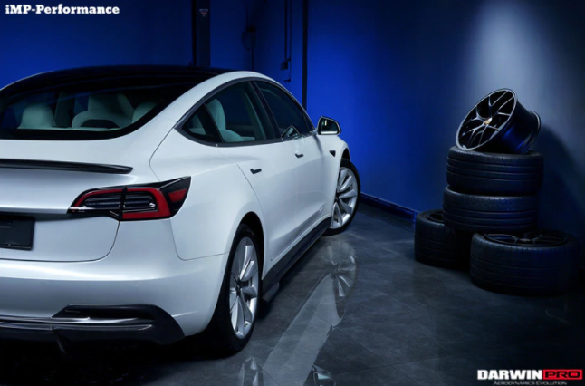 Tesla Model 3 IMP Style Carbon Diffuser 2017-2020