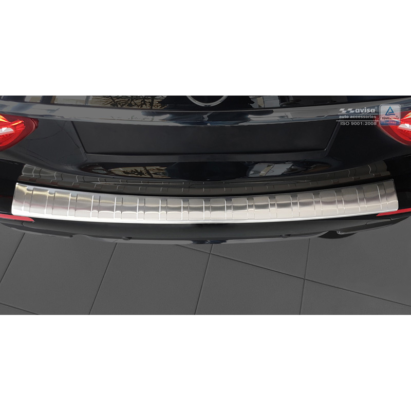 RVS Achterbumperprotector  Mercedes E-Klasse W213 Kombi 2016- 'Ribs'